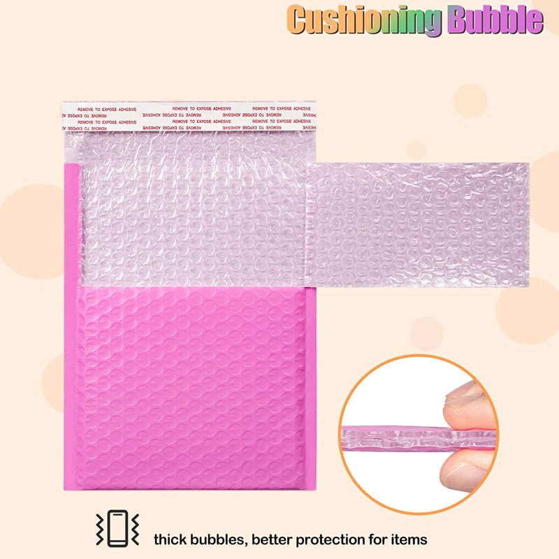 50PCS 6x10 Waterproof Bubble Mailers Self Seal Padded Shipping Envelopes