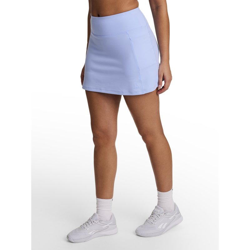 Reebok Women's High Rise Skort for Active Wear - Breathable, Stretchy Sports Skirt