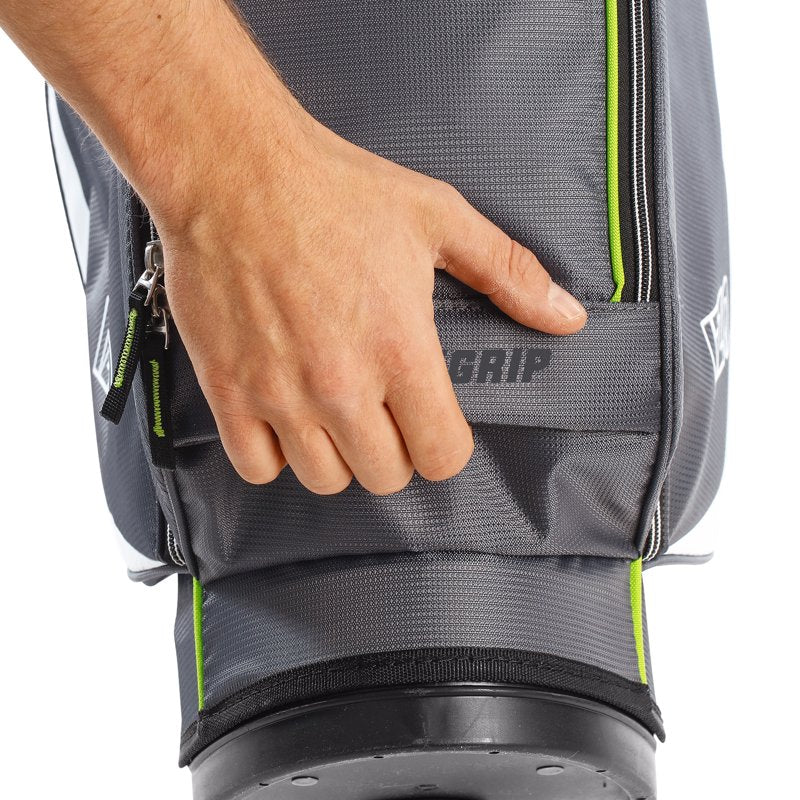 Izzo Ultra-Lite Stand Golf Bag - Grey Lime, 3.2 lb