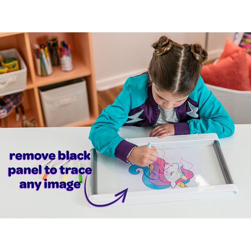 Light-Up Drawing Tablet for Kids with LED Effects & Tracing Panel - Creative Art Toy for Ages 6+