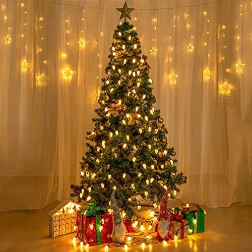 LED Christmas String Lights 146.9 Ft Waterproof Indoor Outdoor Decor