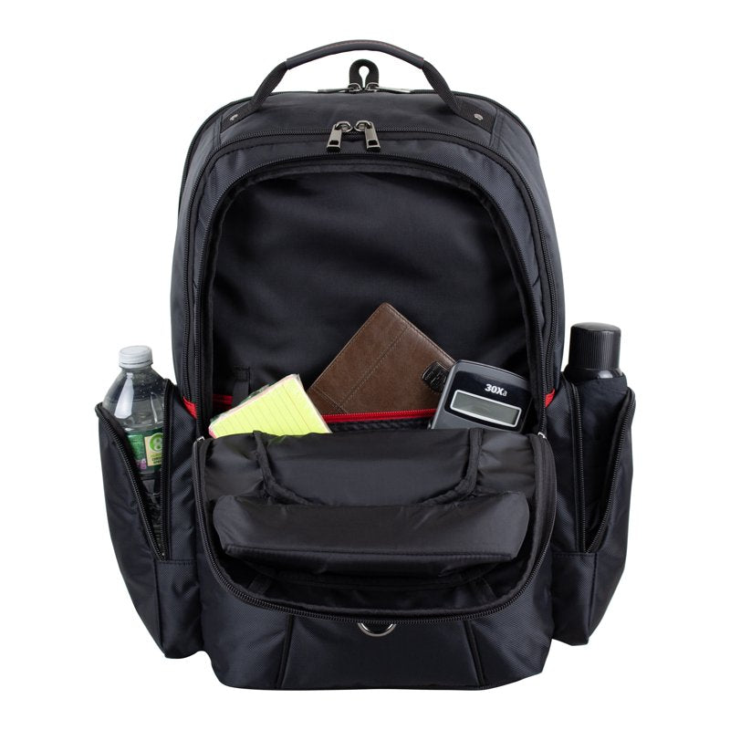 Unisex 19-Inch Tech Backpack with Laptop & Multiple Storage Pockets