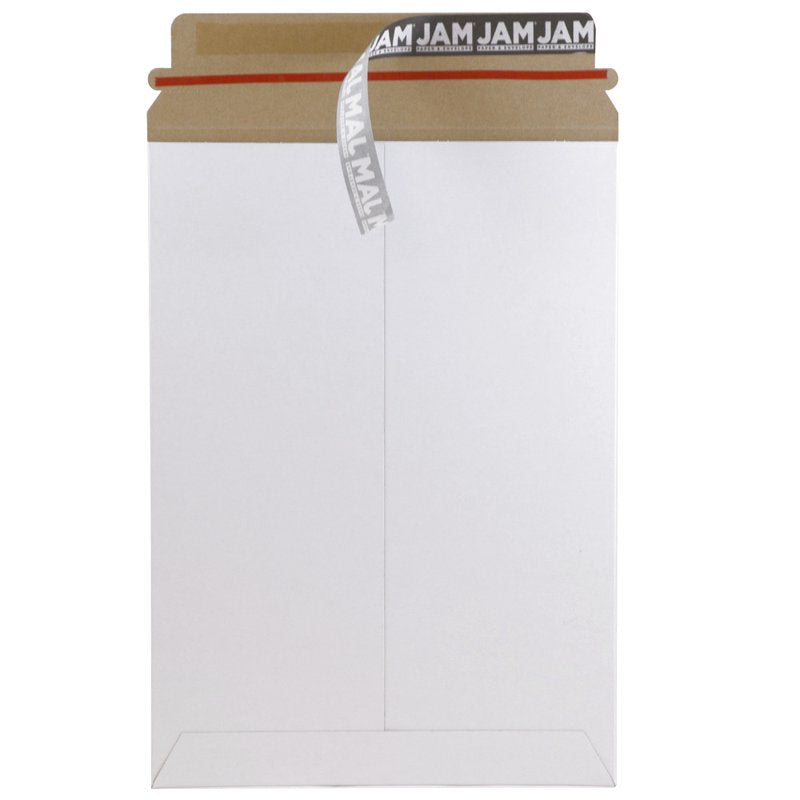 Stay-Flat Photo Mailer Envelopes 6x8 Inches with Peel & Seal Closure - White