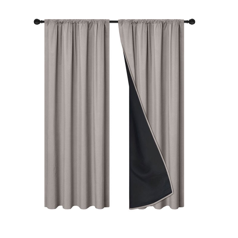 Blackout Curtain with Sun & Noise Blocking 78x39 in Thermal Insulation
