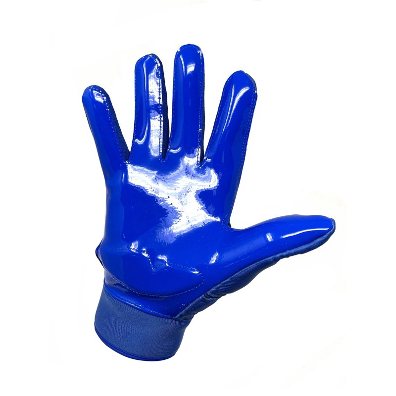 American Football Linemen Gloves - Blue, Professional Grade, Unisex