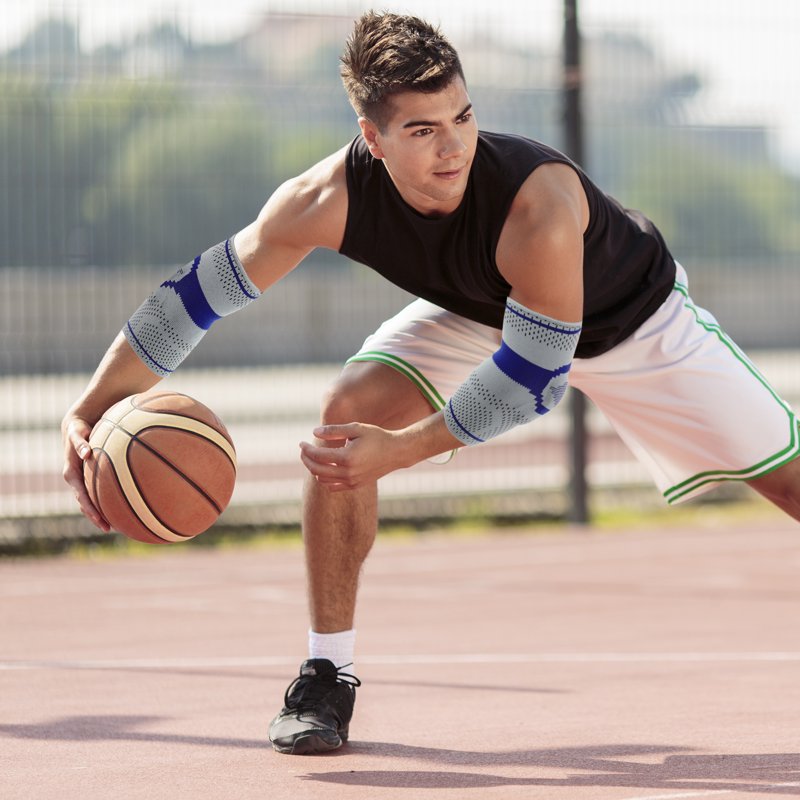 Breathable Elastic Elbow Pads for Sports - Support & Protection