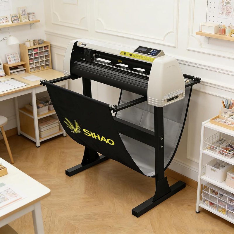 Vinyl Cutter Plotter Machine with Signmaster Software & LCD Display for Custom Designs