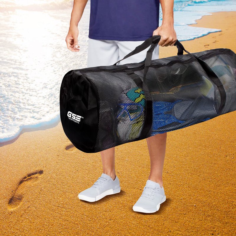 Large Mesh Duffle Bag for Water Sports & Outdoor Activities - Breathable & Durable