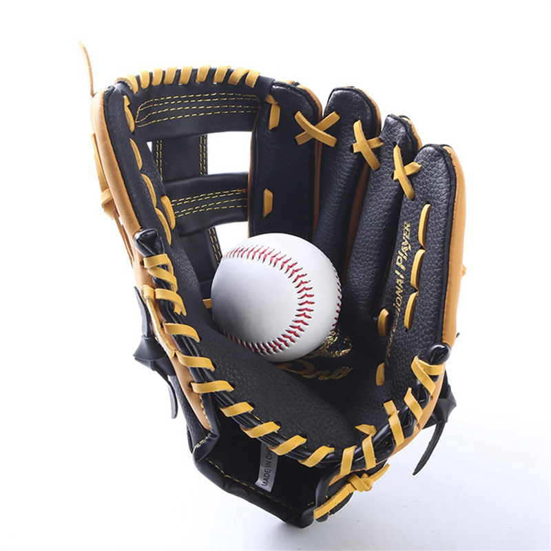 Adult 12.5-Inch Cowhide Baseball Glove for Softball & Baseball Fielding