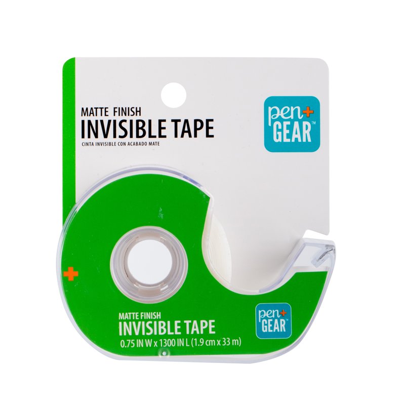 (5 Pack) Invisible Tape - 0.75 x 1300 Inch Clear Office Tape for Repairs & Wrapping