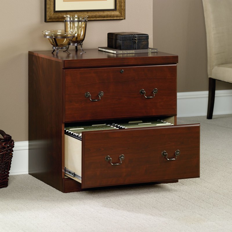 Sauder Heritage Hill 2-Drawer Lateral File Cabinet in Classic Cherry