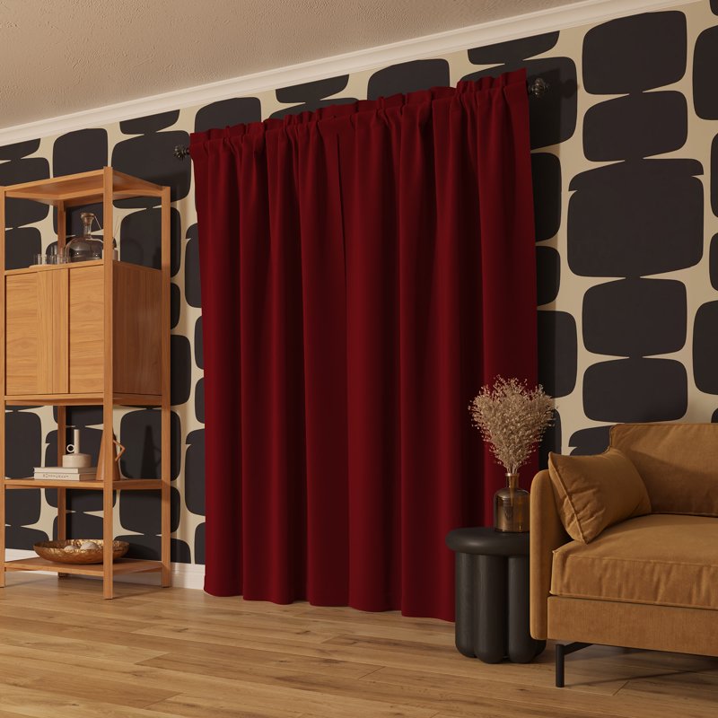 Blackout Window Curtain Panel Pair - Thermal, Noise Reducing, Rod Pocket Design