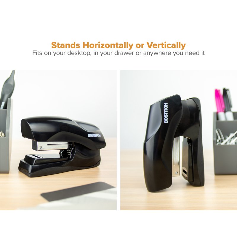 Manual Flat Clinch Stapler for Up to 40 Sheets - Vertical & Horizontal Use