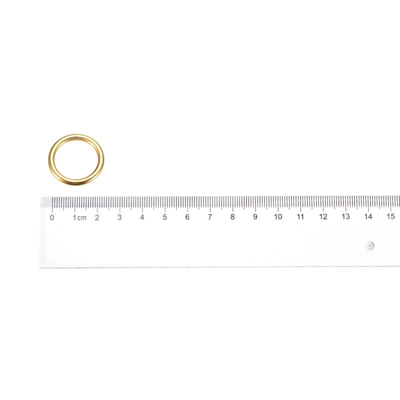 Metal O Rings Set - 20 Pack Zinc Alloy Circular Buckles for DIY Crafts & Accessories