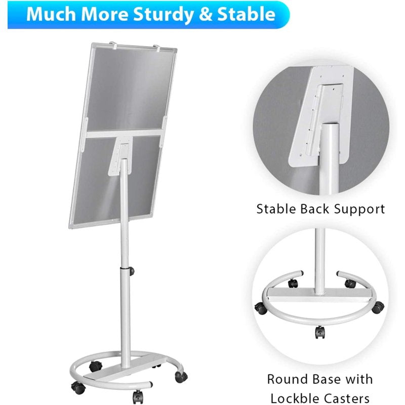 Magnetic Dry Erase Board 36x24 Inch Portable Whiteboard with Stand for Office School Home