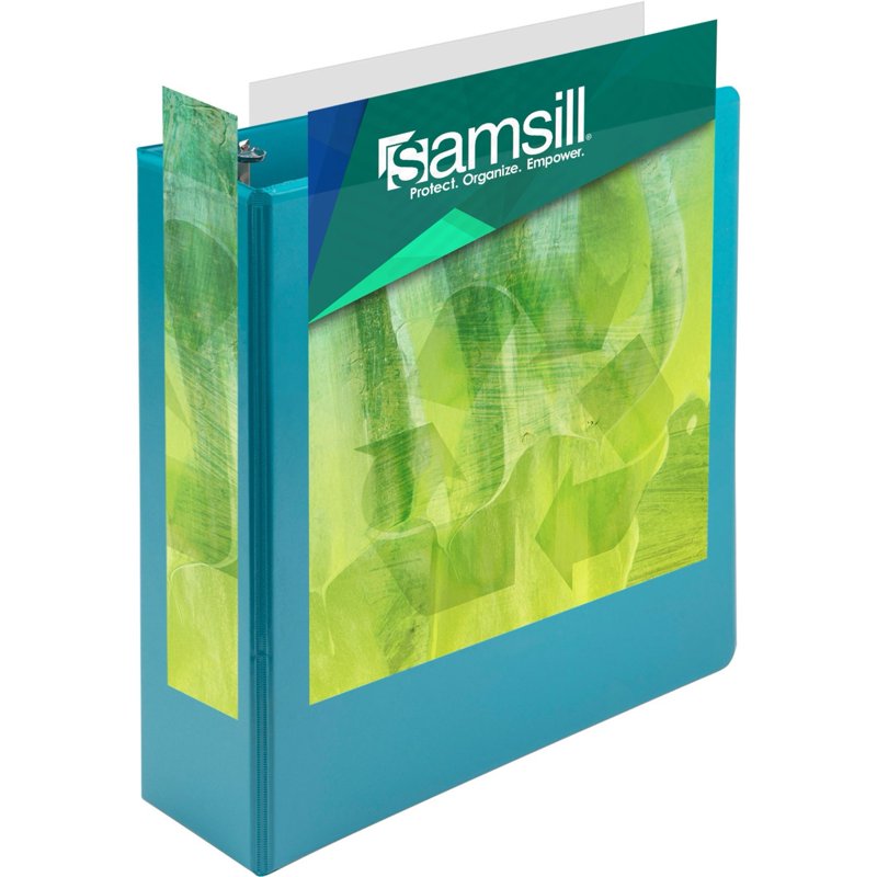 Plant-Based 3-Inch 3 Ring View Binder - Durable Eco-Friendly Office & School Organizer