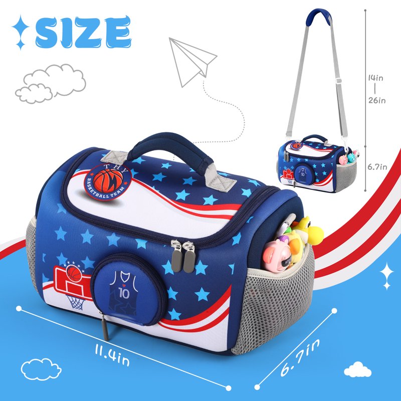 Kids Travel Carrying Case for Toniebox Audio Player Storage Bag - Blue