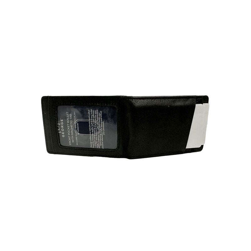 Magnetic Tab Wallet for Men and Women - Slim Card Holder with Magnetic Closure
