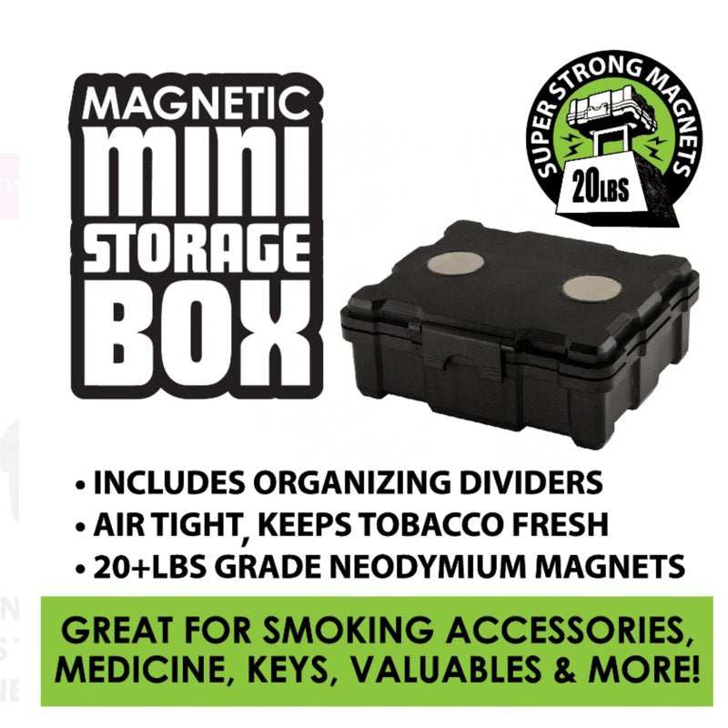 Mini Waterproof Magnetic Lock Box with Dividers – Hide-A-Key Safe