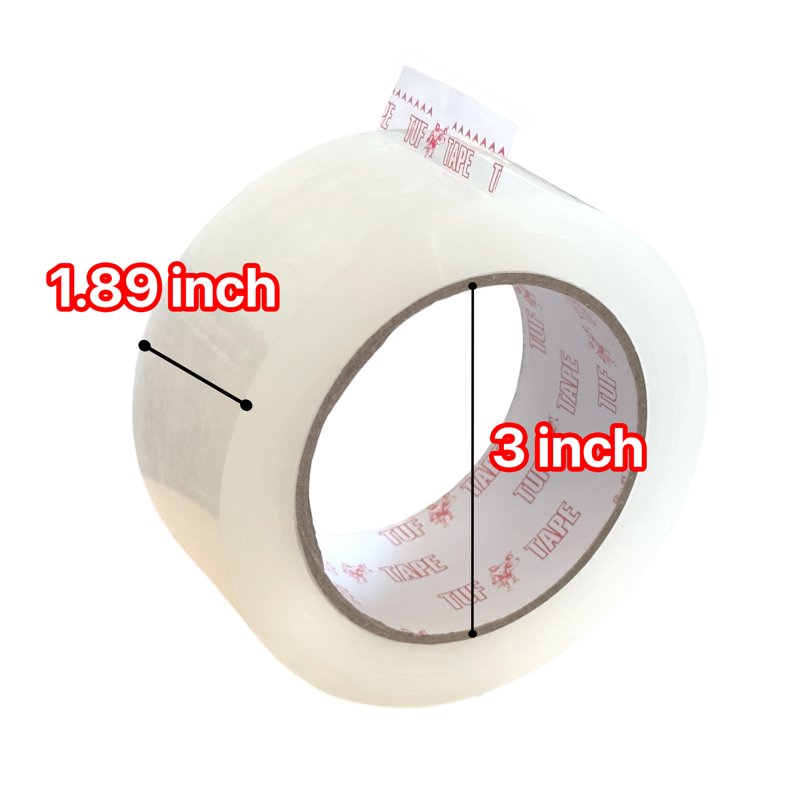 Heavy Duty Packing Tape - Clear Sealing Tape for Moving Shipping & Storage
