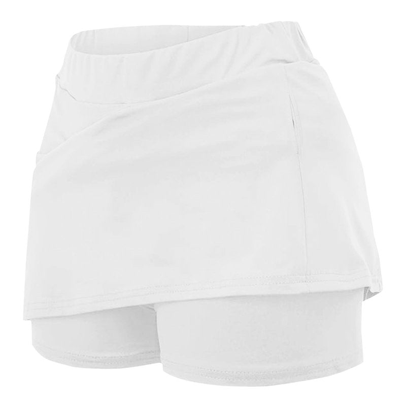 Plus Size High Waist Tummy Control Athletic Shorts for Women