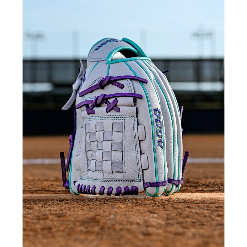 Youth Fastpitch Softball Glove 12 Inch Web Support for Right Hand Throw