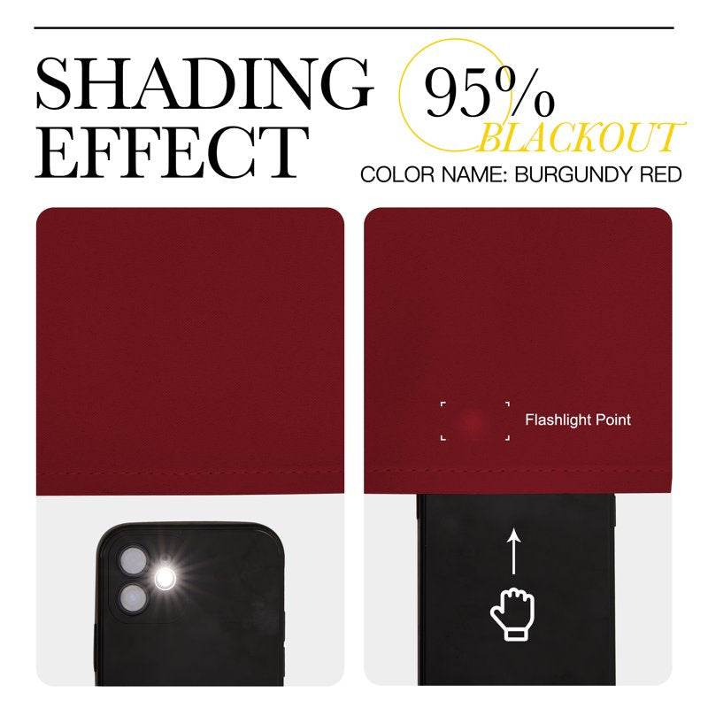 Blackout Curtain Panels with Noise Reduction Insulation for Bedroom