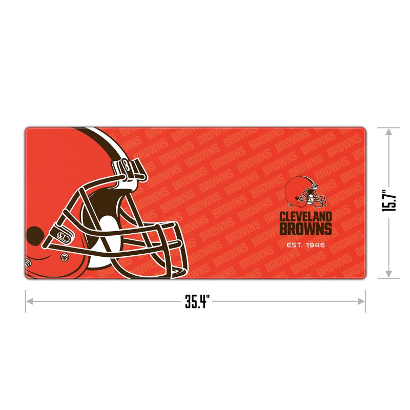 YouTheFan Cleveland Browns Logo Desk Pad XL Keyboard & Mouse Pad