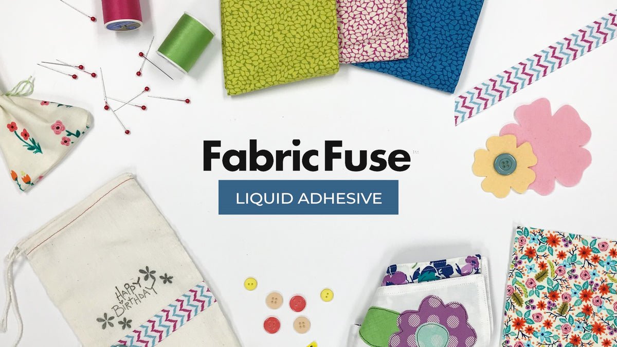 Fabric Glue Liquid Adhesive - Permanent, Clear, 6 Fl Oz