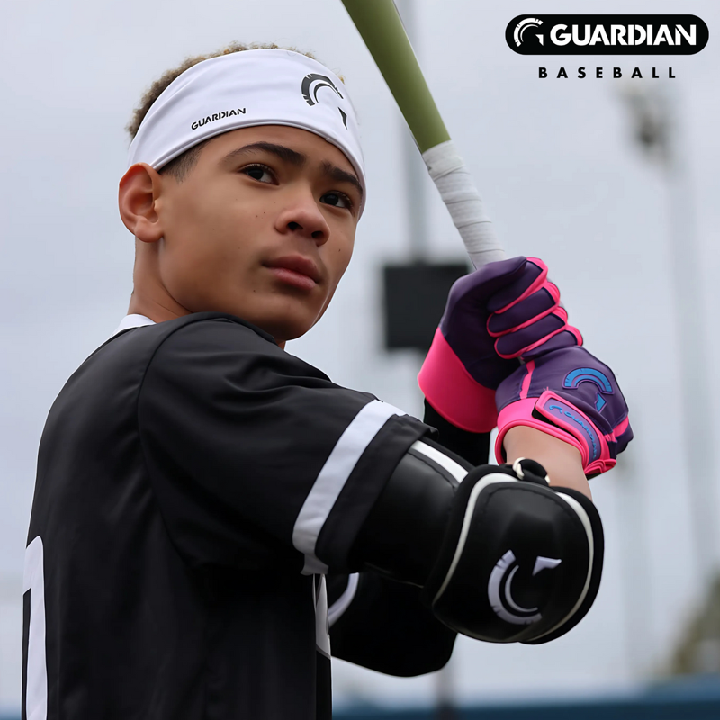 Baseball Elbow Guard Impact-Resistant Shell Adjustable Fit Youth & Adult