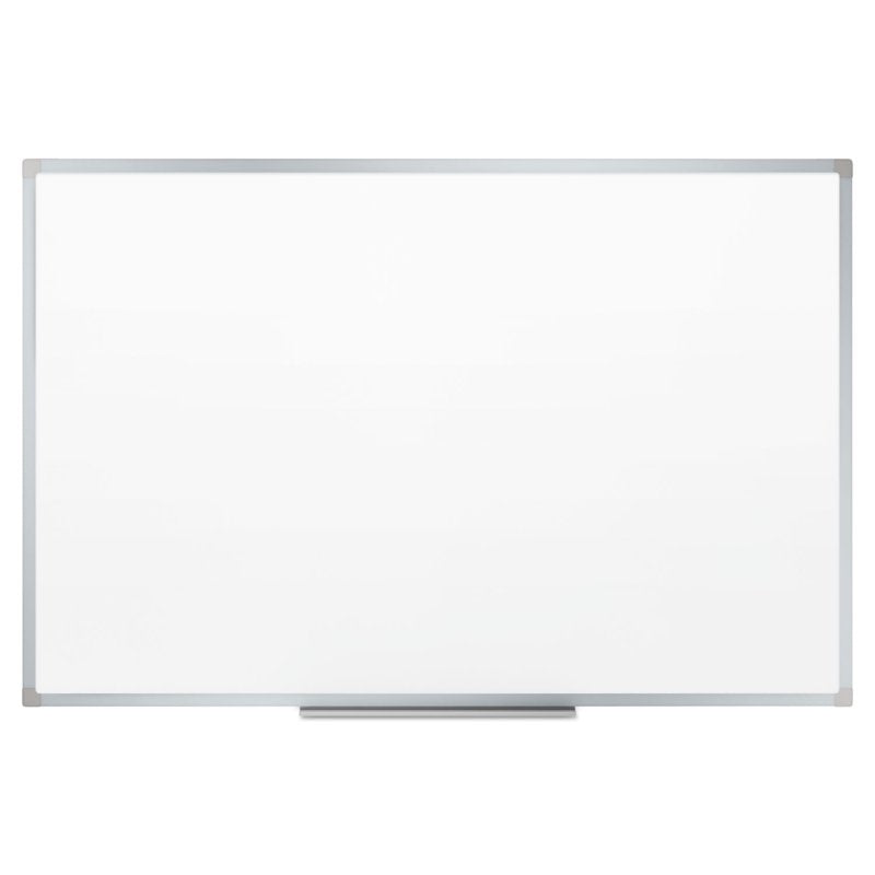 Melamine Whiteboard 3x2 ft with Aluminum Frame, Dry-Erase Surface