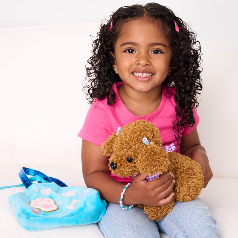 Kids Designer Doggie Craft Kit with Plush Pet Accessories & Jewelry