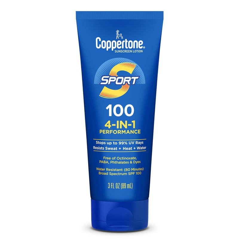 2 Pack SPF 100 Sunscreen Lotion for Outdoor Activities Water Resistant 3 fl oz