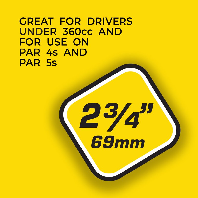 Golf Tees 2 3/4 Inch Natural Hardwood Durable Performance 45 Count