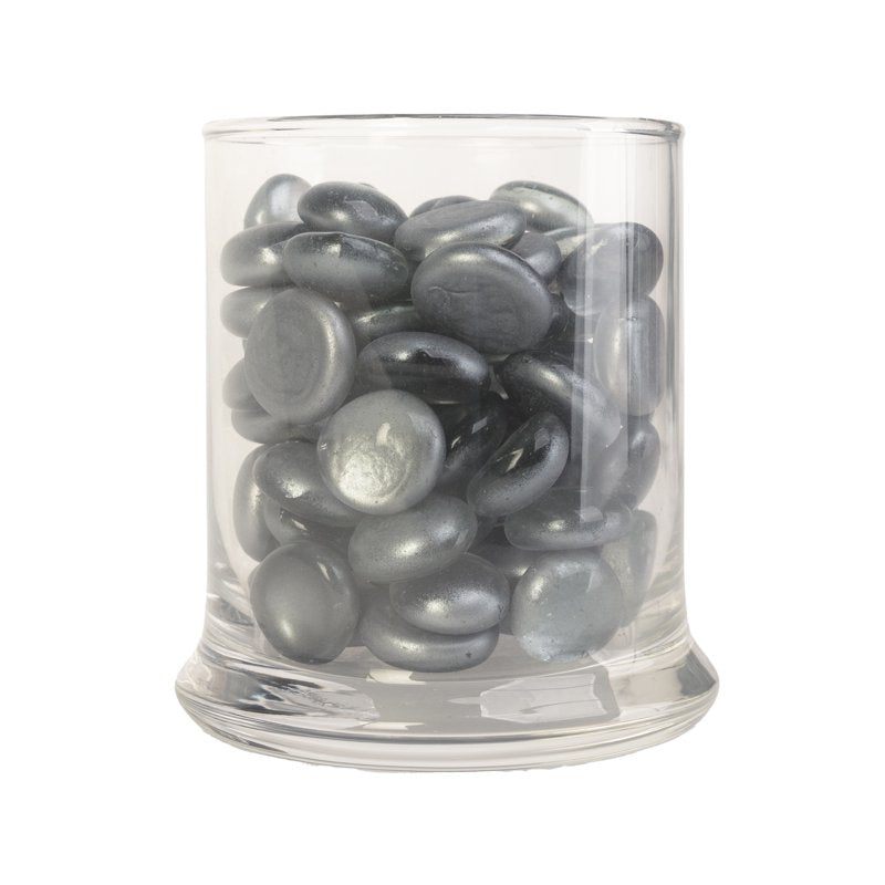Gunmetal Matte Glass Gems 48 oz. Jar - Decorative Crafts & Vase Fillers