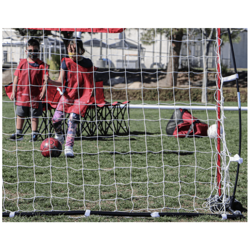 PowerNet 8x4 ft Portable Soccer Goal – Collapsible with Fiberglass Poles + Bag