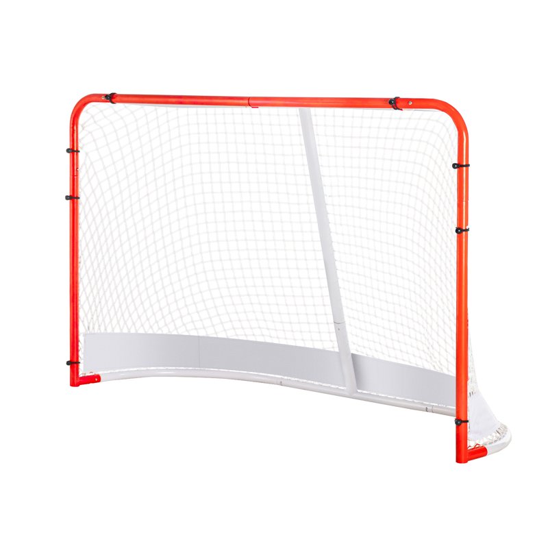 Portable Hockey Goal Net 72x48 Inches Steel Frame Indoor Outdoor Sports Equipment