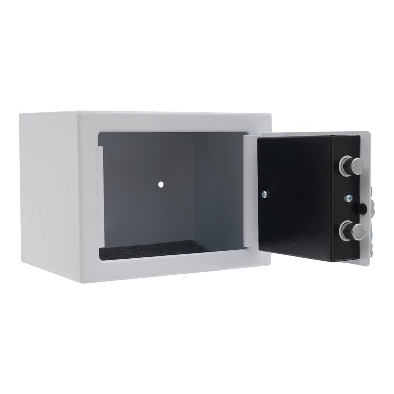 Small Wall-Mounted Deposit Safe with Drop Slot Security Box for Home & Office