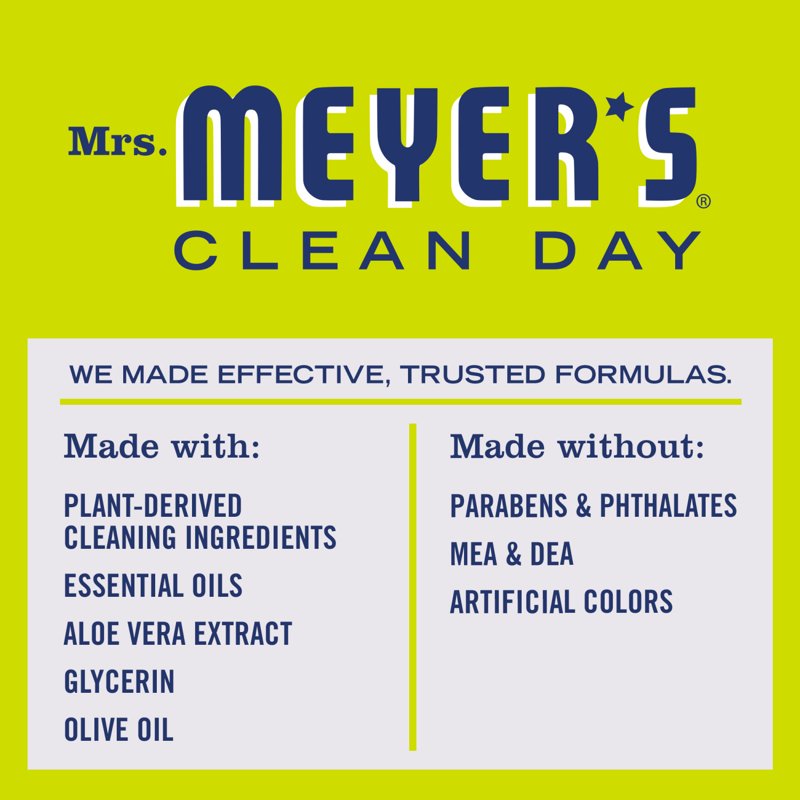 Mrs. Meyer’s Lemon Verbena Liquid Hand Soap - 12.5 oz, Pack of 4