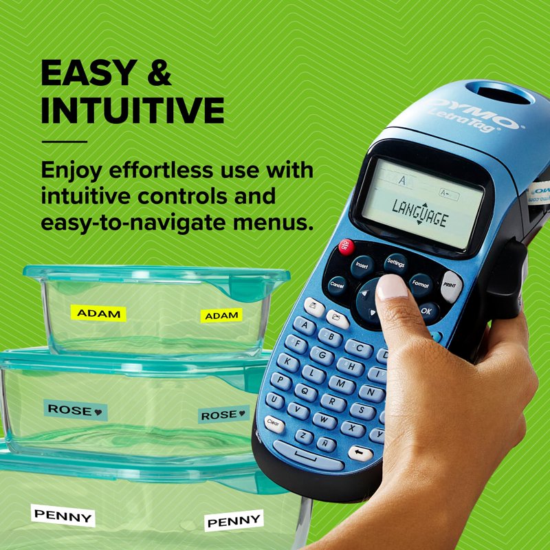 Handheld Label Maker for Home & Office - Portable, Customizable Labels