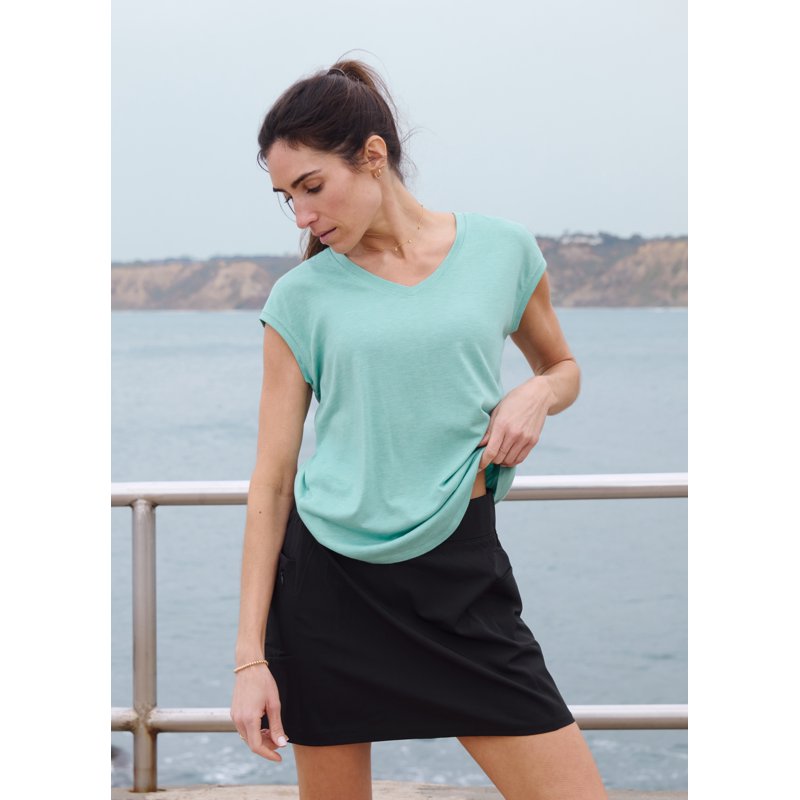 Women's Athletic Skort with Pockets & Bike Shorts - Quick Dry, Stretch Woven