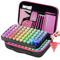 Diamond Painting Storage Box with 120 Canisters & Accessories Organizer