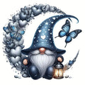 DIY 5D Gnome Diamond Painting Kit for Adults, Round Drill Wall Art, 11.8x11.8 Inch