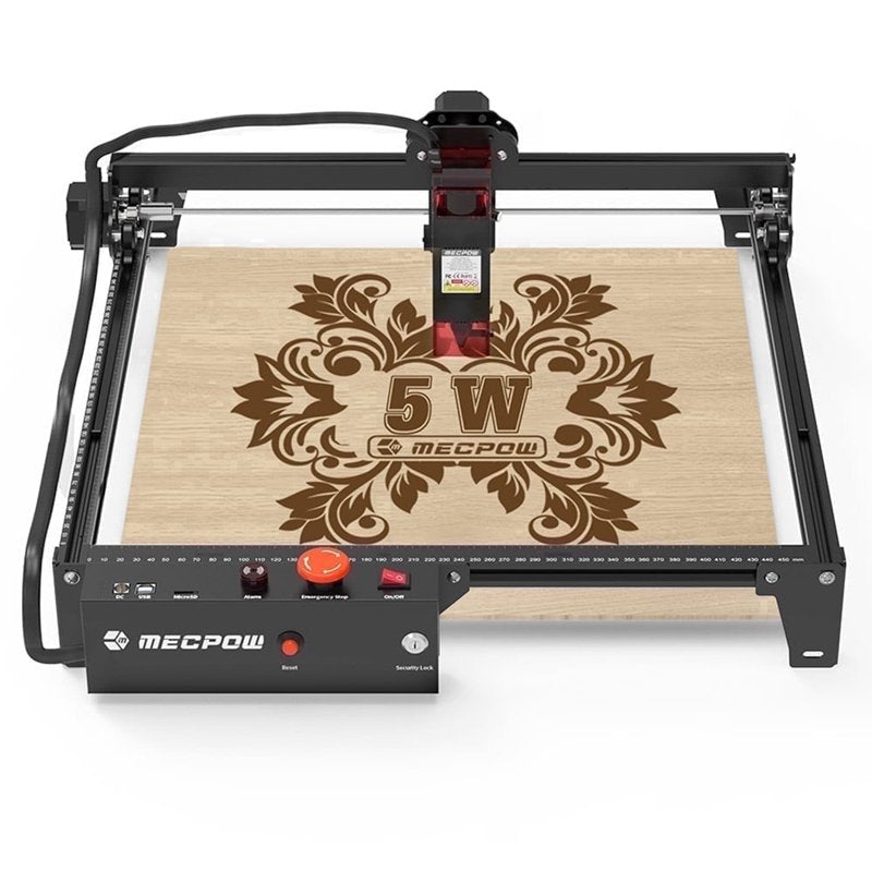 High-Precision Laser Engraving Machine with Safety Features - 5W, Auto Focus