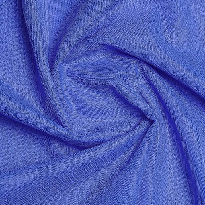 Matte Tulle Fabric 5 Yards Royal for Sewing & Crafting - Non-Shiny Nylon Material