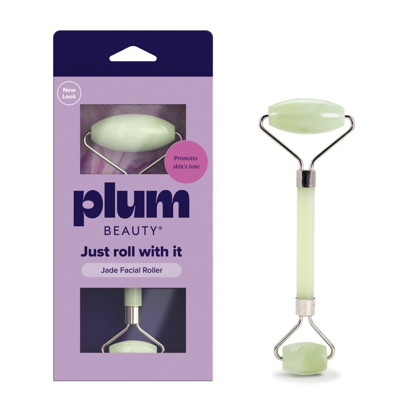 Facial Roller for Skin Rejuvenation and Lymphatic Drainage - Jade & Rose Quartz Options