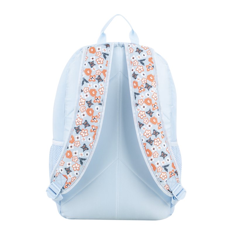 Spacious Butterfly Flowers Backpack with Matching Pencil Case - Multiple Colors