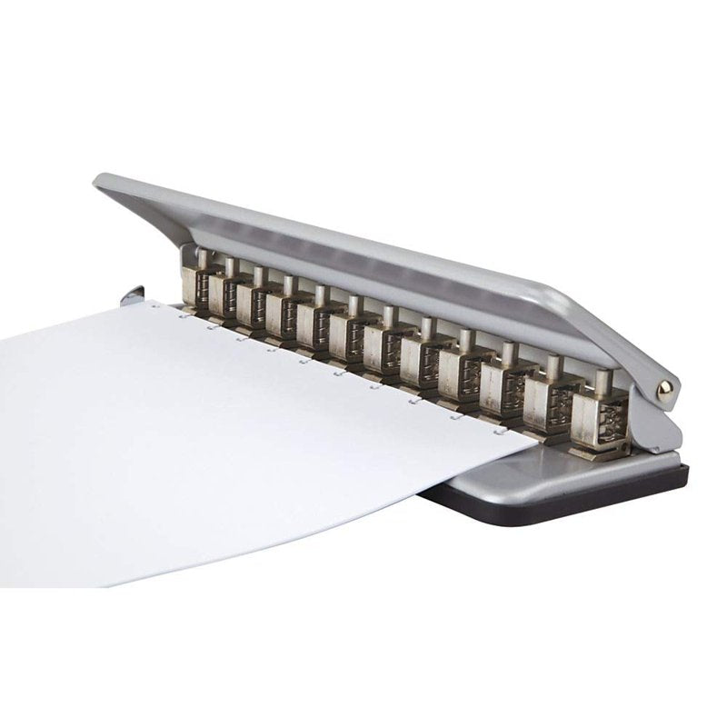Discbound Hole Punch for Note-Taking System - Silver, 12-Mushroom Holes