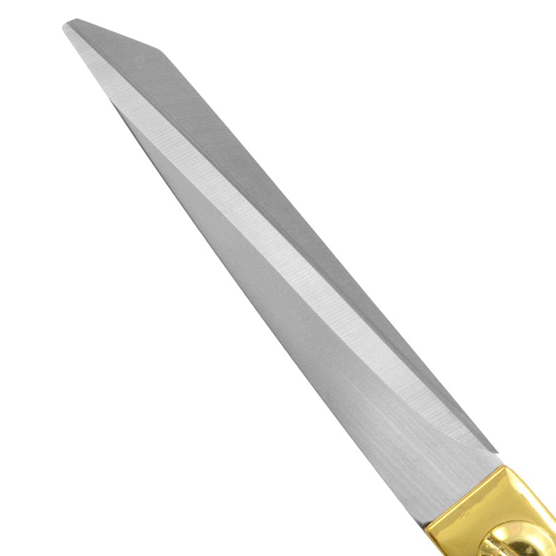 8 Inch Gold Stainless Steel Fabric Scissors - Heavy Duty Craft & Sewing Shears