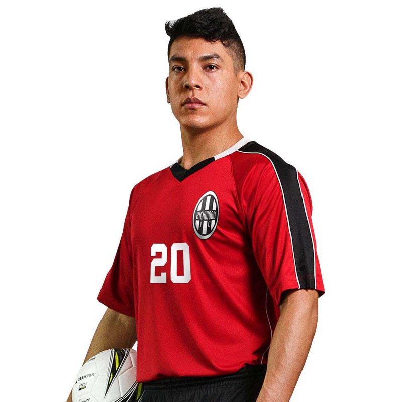 Champro Mark Lightweight Soccer Jersey - Youth Large Royal White Highlights Black Trim (Variation: Royal, White, Black, Big Boys, L)